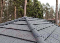 Монтаж кровли  из композитной черепицы Metrotile - ПОСЛЕ - Фото 4